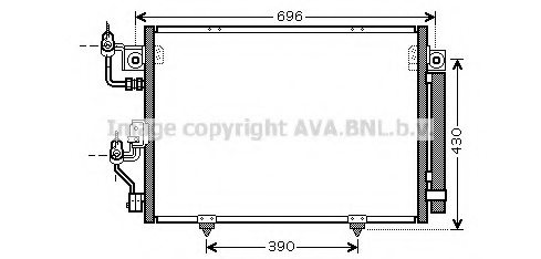 PRASCO MT5191 Condenser, air conditioning